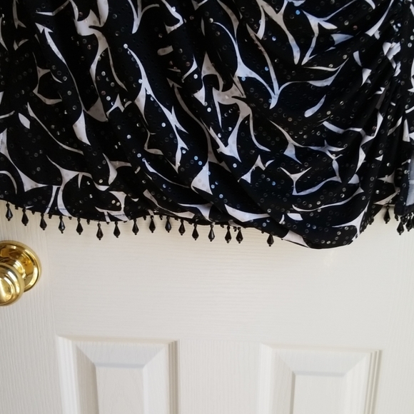 DRESS BARN COLLECTION BLACK/WHITE  EVENING WEAR - Picture 4 of 6